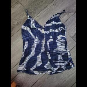 Banana Republic blue top sz 0